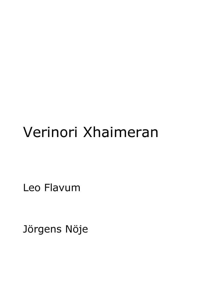 Flavum, Leo | Verinori Xhaimeran