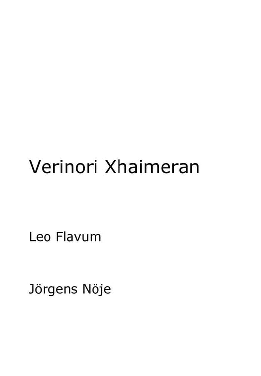 Flavum, Leo | Verinori Xhaimeran