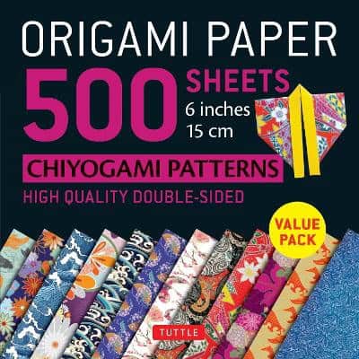 Publishing, Tuttle | Origami Paper 500 sheets Chiyogami Designs 6 inch 15cm : Instructions for 8