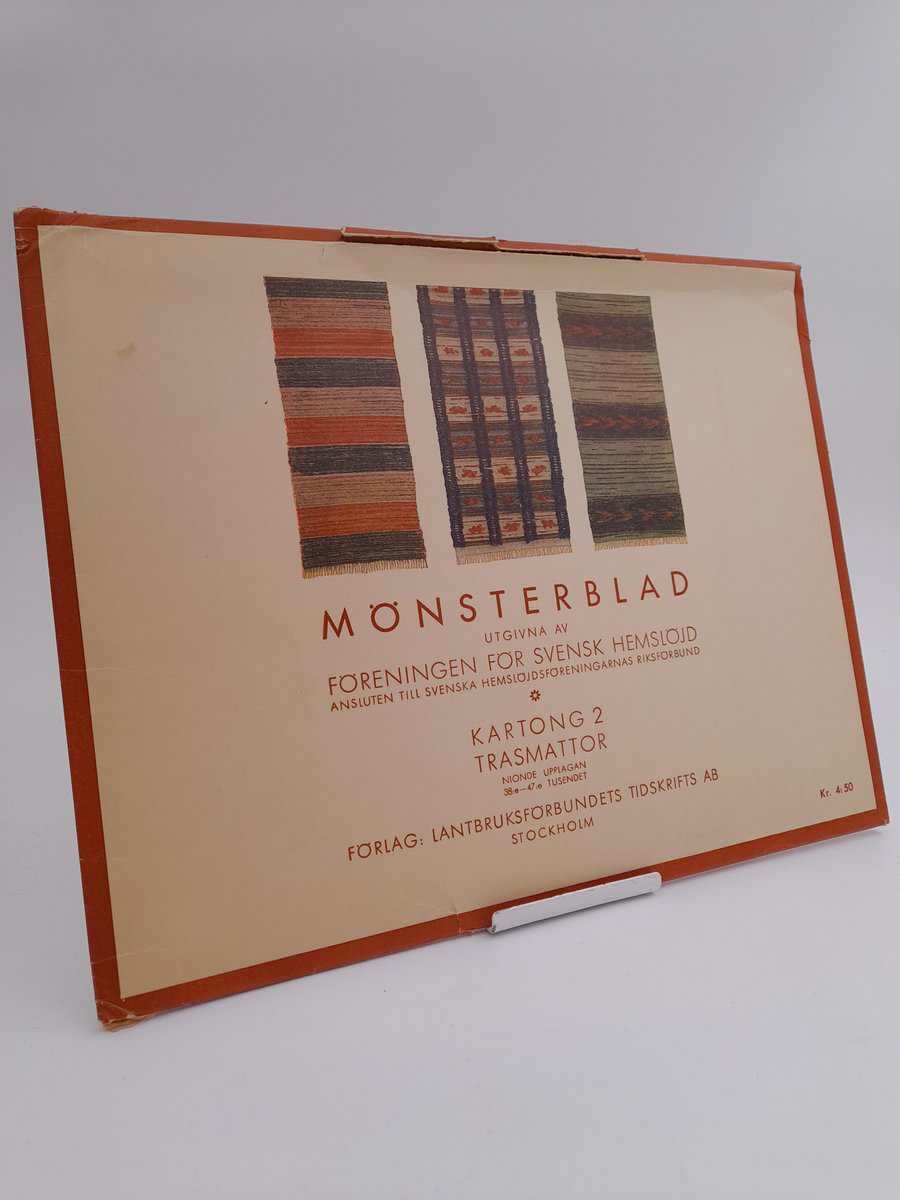 Föreningen för svensk hemslöjd | Mönsterblad : Ansluten till svenska hemslöjdsföreningarnas riksförbund