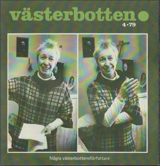 Västerbotten | 1979 / 4 : Några västerbottensförfattare