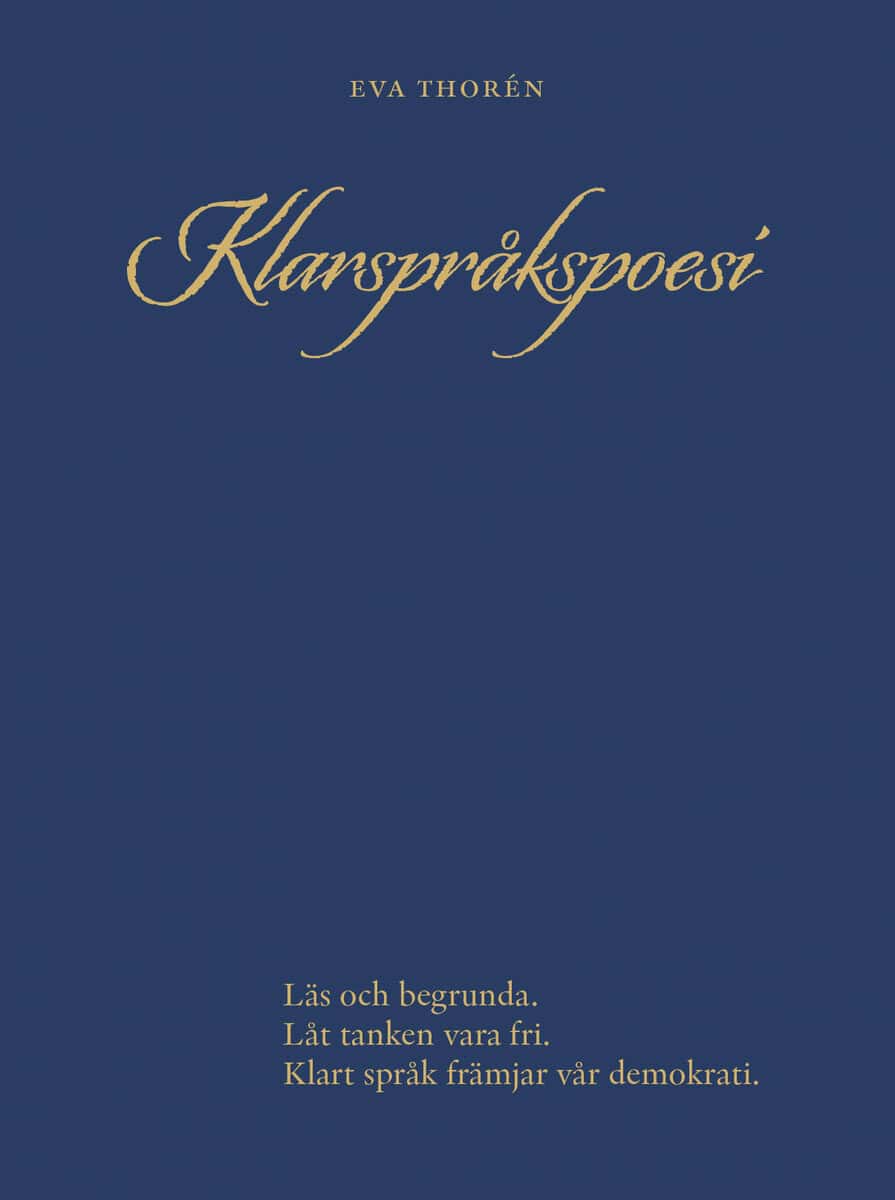 Thorén, Eva | Klarspråkspoesi