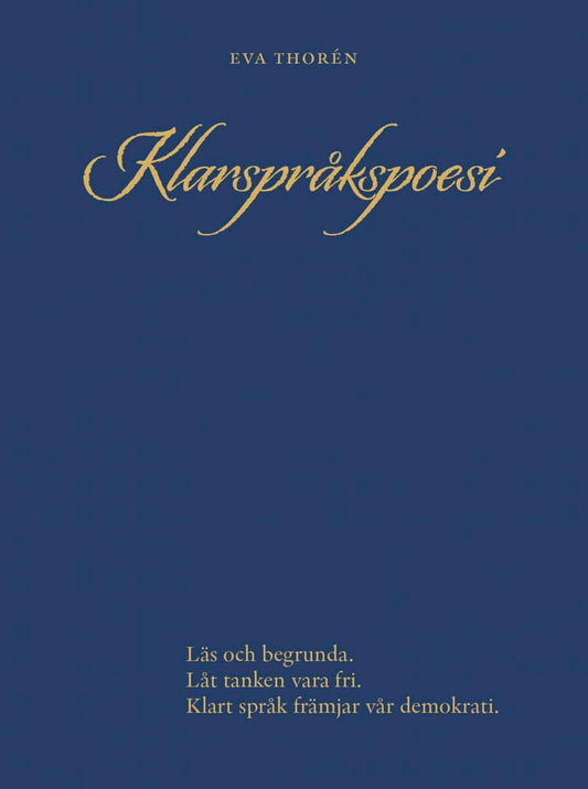 Thorén, Eva | Klarspråkspoesi