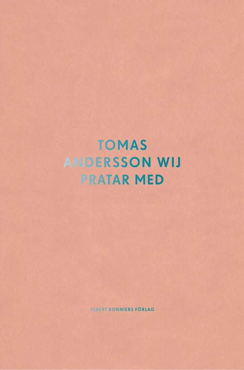 Andersson Wij, Tomas | Tomas Andersson Wij pratar med