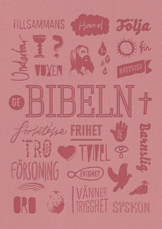 Svenska Folkbibeln 2015 : Slimline Rosa Konfirmandbibeln