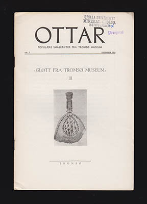 Landmark, Kåre et al | Ottar. Gløtt fra Tromsø museum : Nr 7 Desember 1955