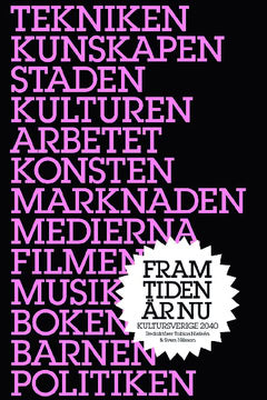 Nielsén, Tobias | Nilsson, Sven [red.] | Framtiden är nu : Kultursverige 2040
