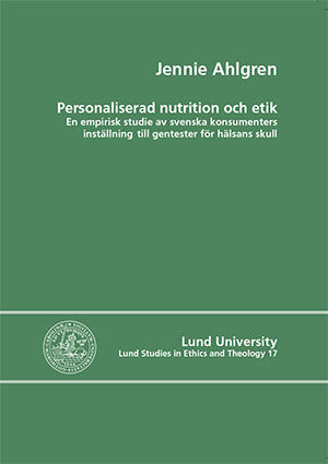 Ahlgren, Jennie | Personaliserad nutrition och etik