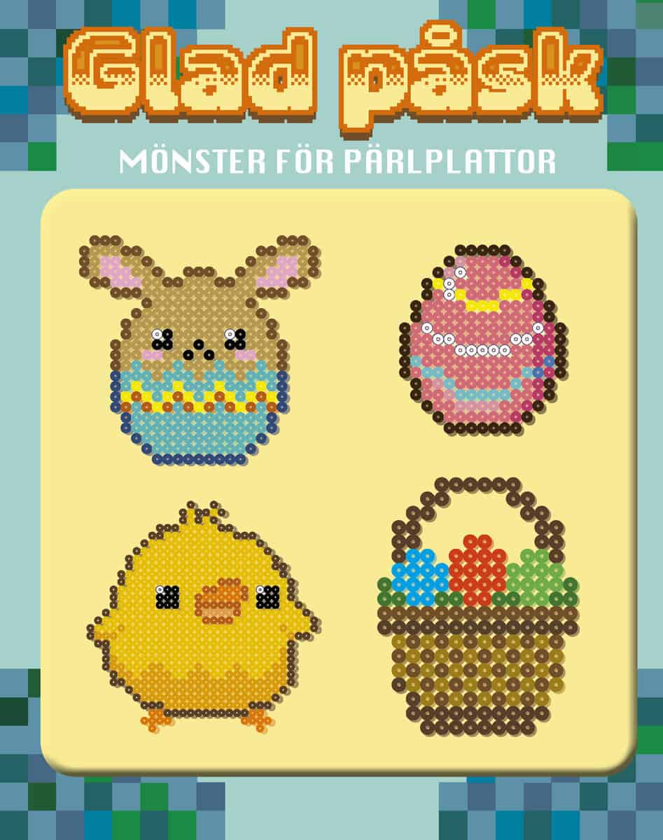 Glad påsk : Mönster för pärlplattor