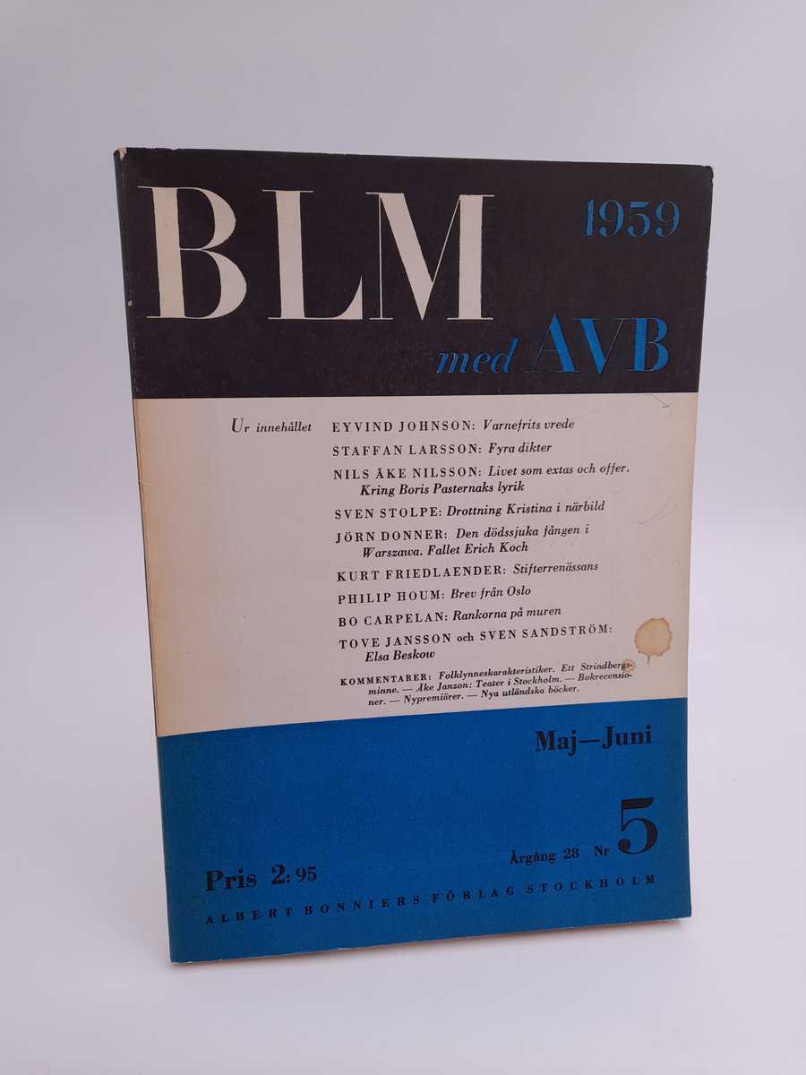 Bonniers litterära magasin | 1959/5 : med All världens berättare