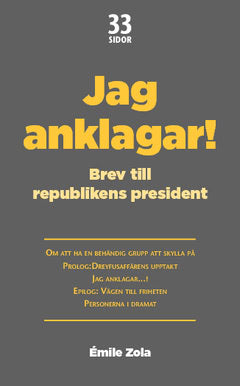 Zola, Émile | Jag anklagar...! : Brev till republikens president