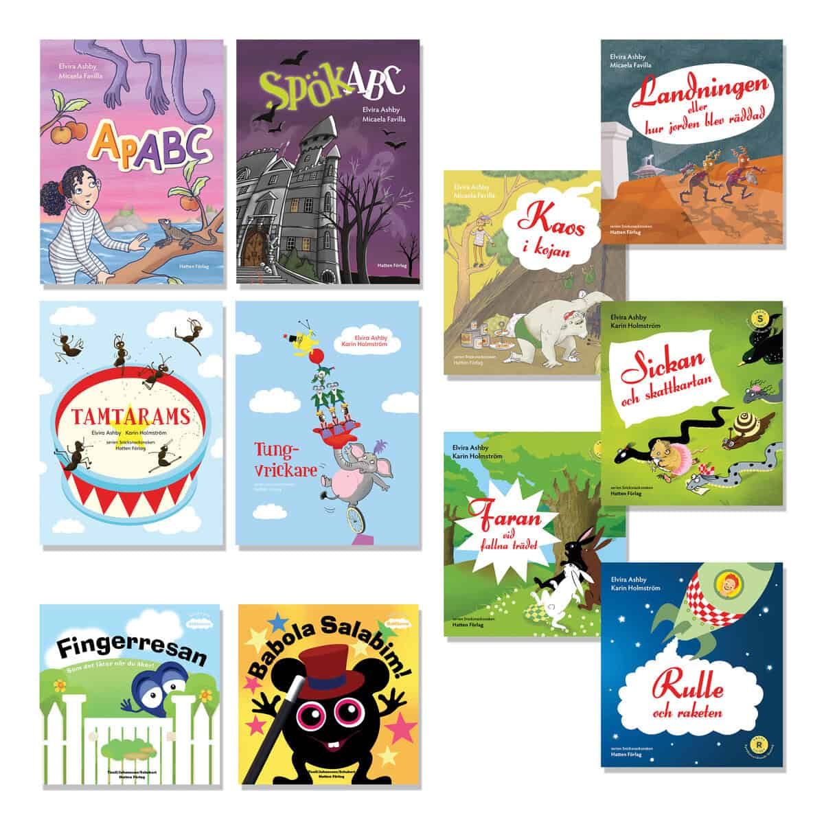 Språkstimulerande bokpaket 3-8 år