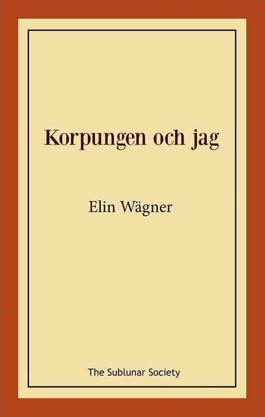 Wägner, Elin | Korpungen och jag