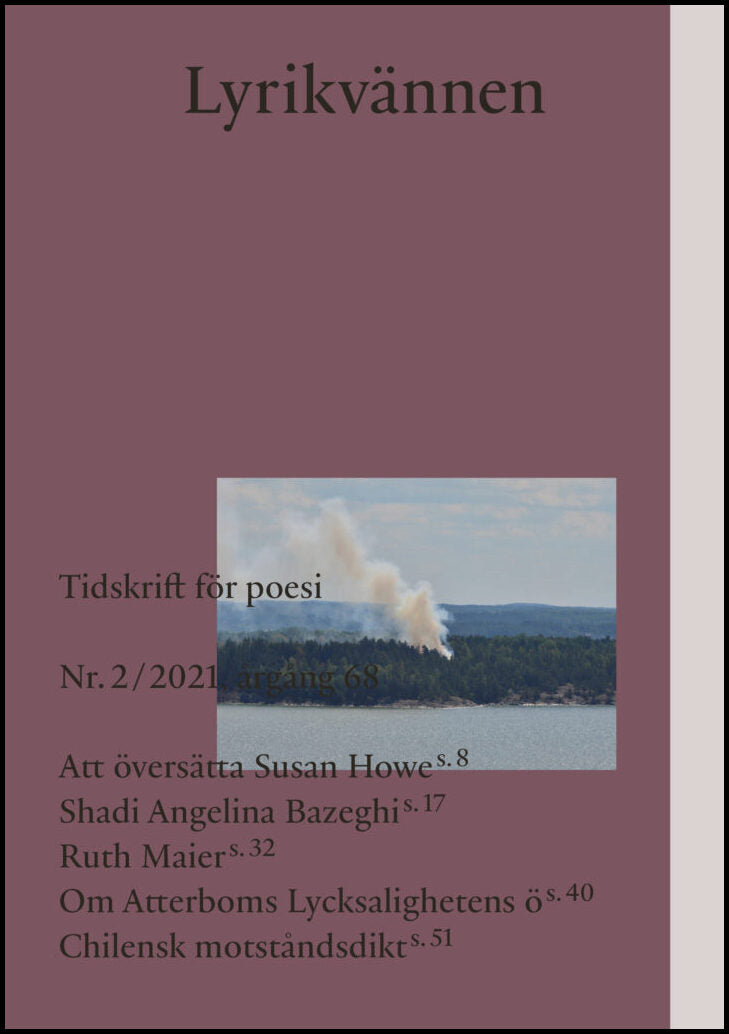 Zimmerman, David | Lundvik, Anna [red.] | Lyrikvännen 2(2021)
