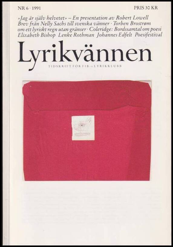 Lyrikvännen | 1991 / 6