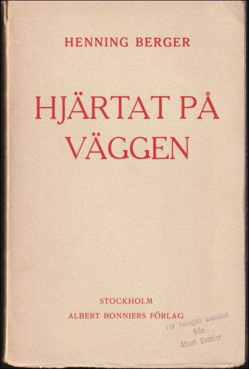 Berger, Henning | Hjärtat på vägen