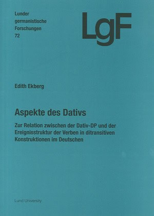 Ekberg, Edith | Aspekte des Dativs