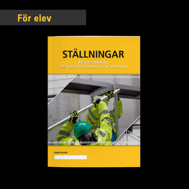 Martinsson, Ingvar | Haaland, Trygve | Ställningar med högst 9 m till arbetsplan