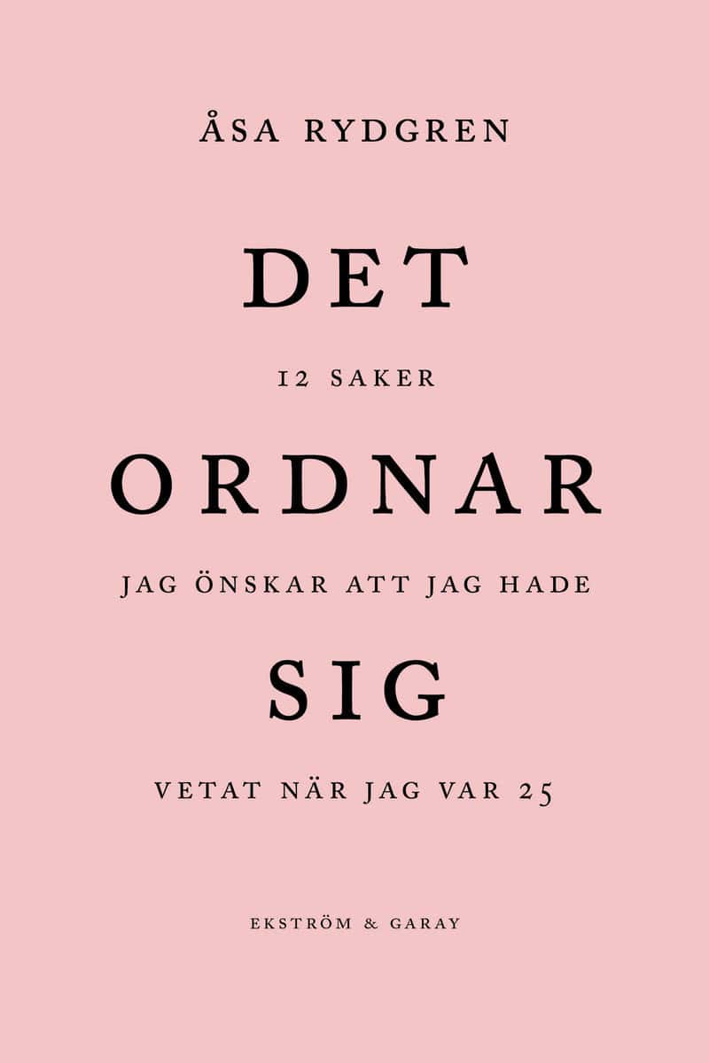 Rydgren, Åsa | Det ordnar sig