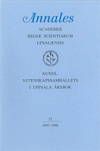 Kungl. Vetenskapssamhällets i Uppsala årsbok 32/1997-1998