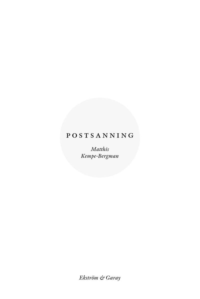 Kempe-Bergman, Matthis | Postsanning