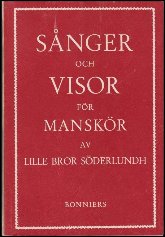 Sånger och visor för manskör | 1949