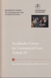 Bernitz, Ulf | Gorton, Lars | et al | Stockholm Centre for Commercial Law årsbok. 3