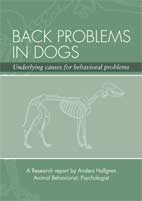 Hallgren, Anders | Back problems in dogs : Underlying causes for behavioral problems
