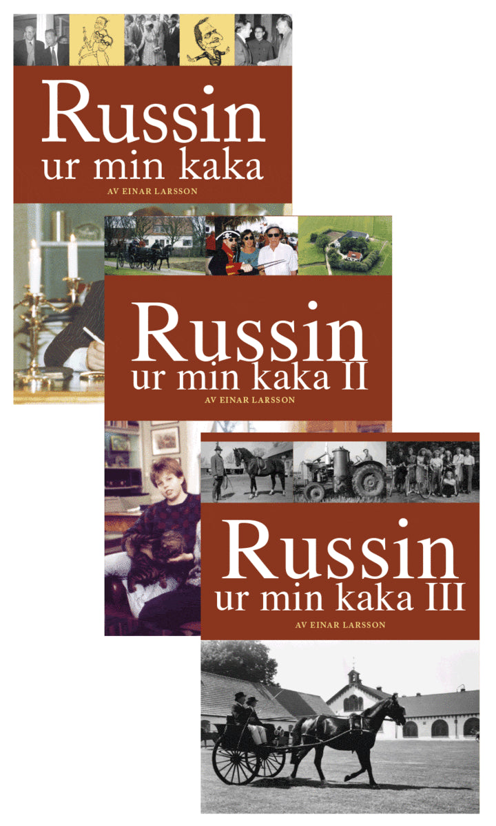 Larsson, Einar | Russin ur min kaka I-III (3 delar i ett paket)