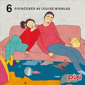 Winblad, Louise | 6 pixiböcker med 'Hej hej vardag'.