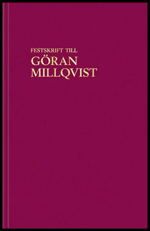 Festskrift till Göran Millqvist