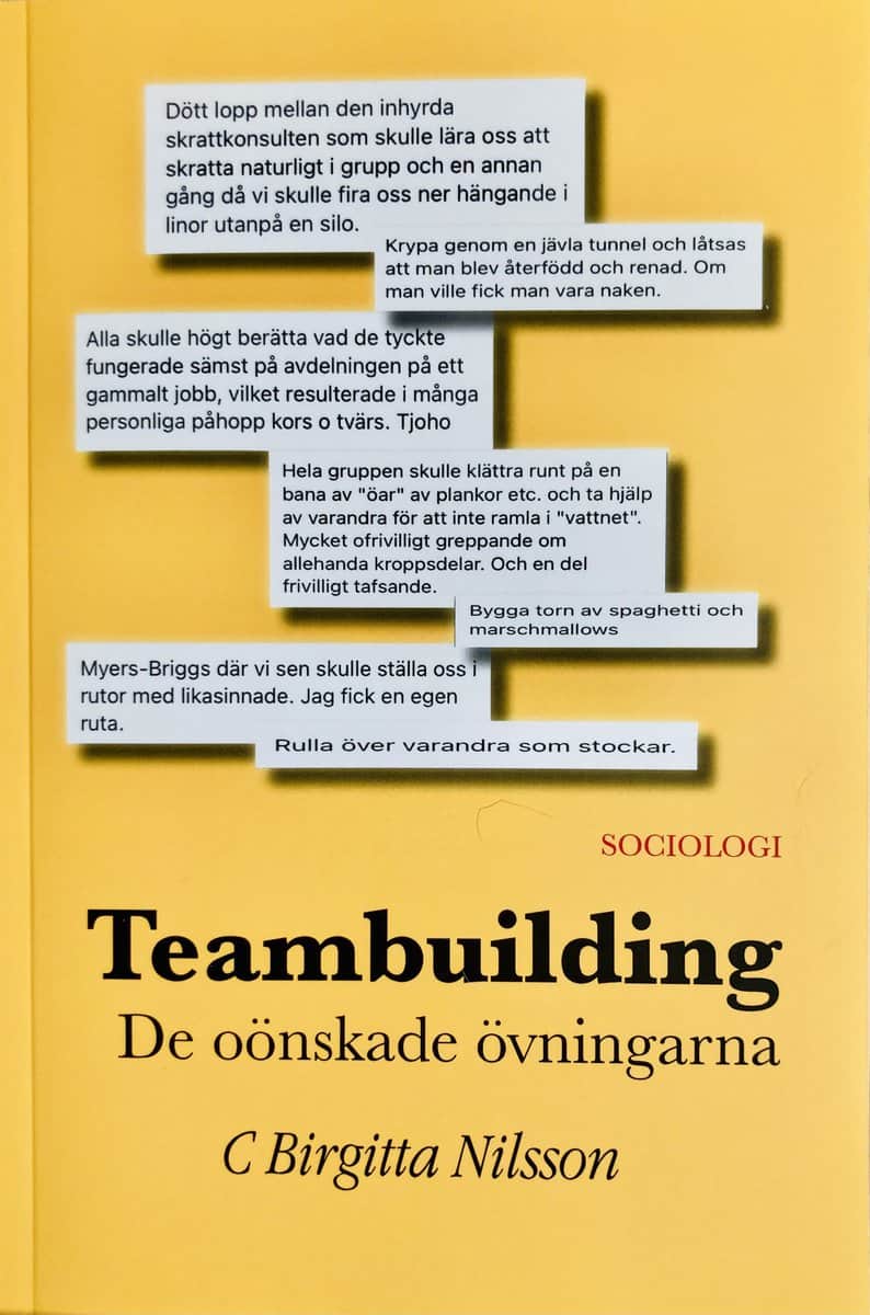 Nilsson, C. Birgitta | Teambuilding : De oönskade övningarna