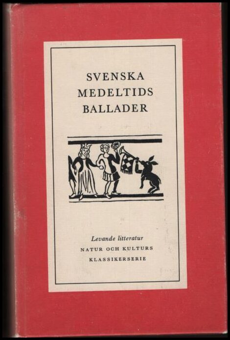 Jonsson, Bengt R (red) | Svenska medeltidsballader