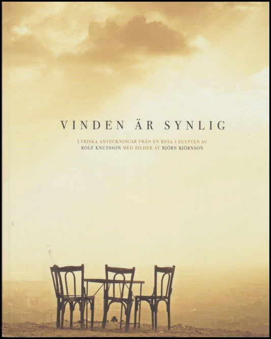 Knutsson, Rolf | Vinden är synlig : Lyriska anteckningar från en resa i Egypten