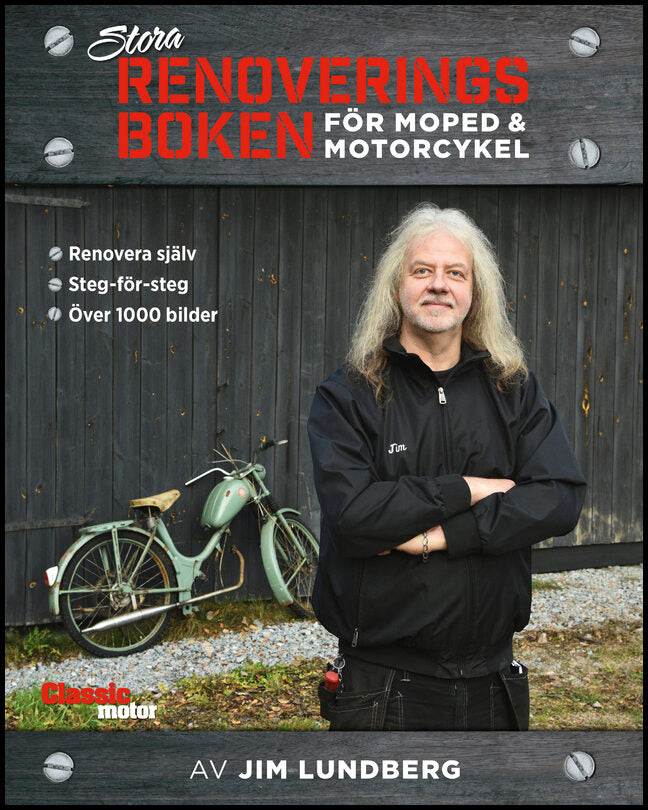Lundberg, Jim | Stora renoveringsboken för moped och motorcykel
