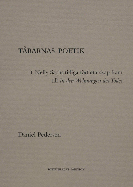 Pedersen, Daniel | Tårarnas poetik