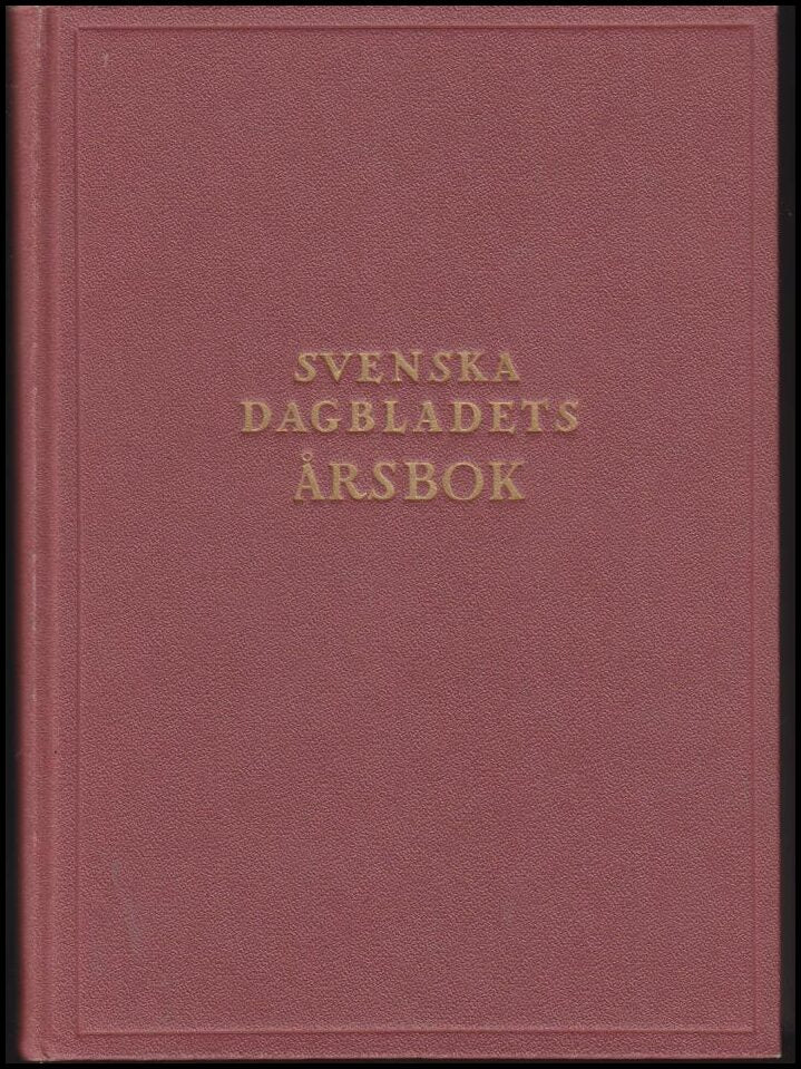 Svenska dagbladets årsbok : 1954