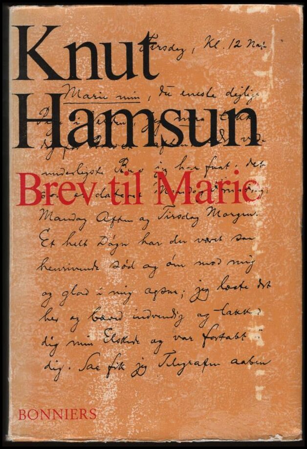 Hamsun, Knut | Brev till Marie