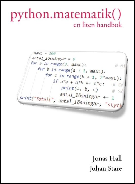 Hall, Jonas | Stare, Johan | python.matematik()
