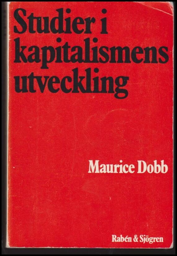 Dobb, Maurice | Studier i kapitalismens utveckling