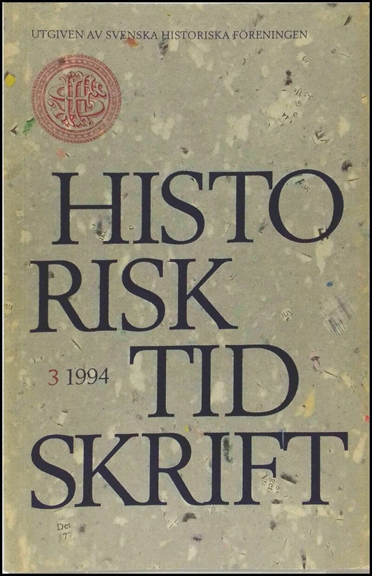 Historisk tidskrift | 1994 / 3