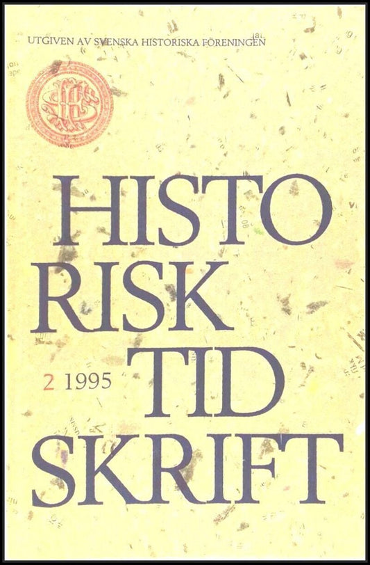 Historisk tidskrift | 1995 / 2