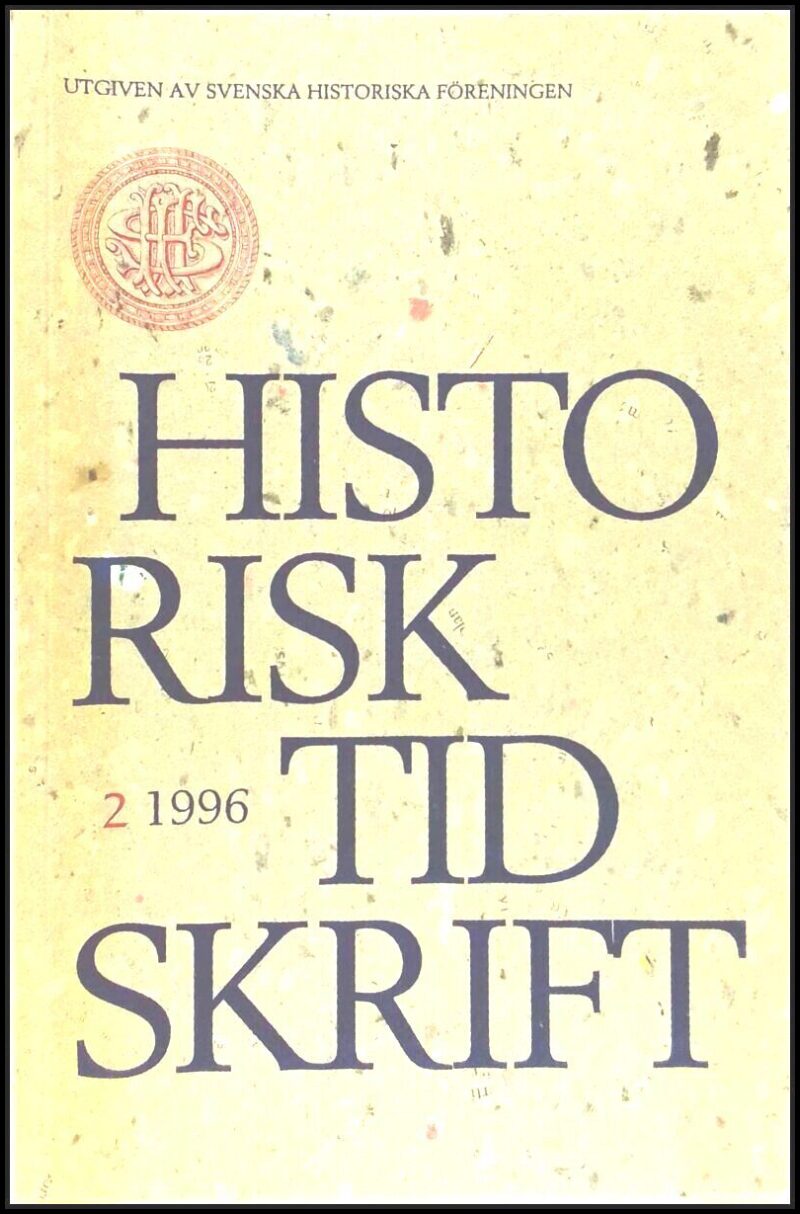 Historisk tidskrift | 1996 / 2