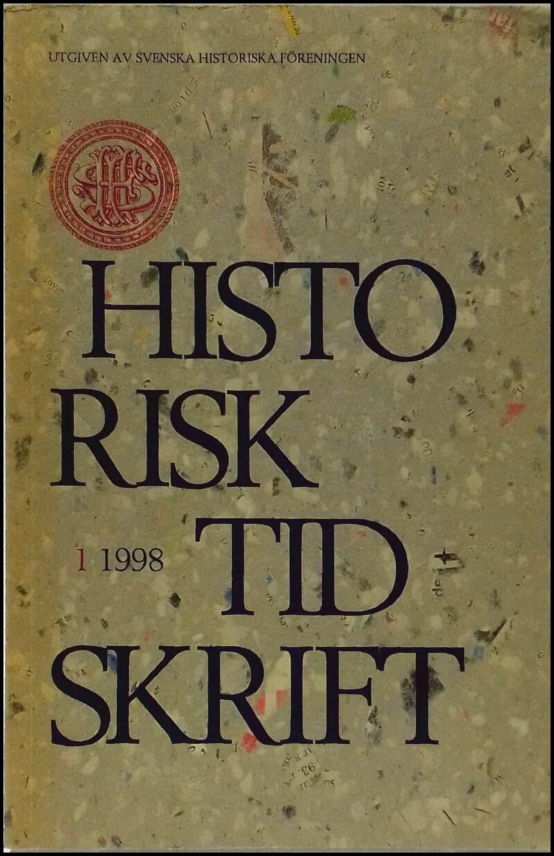 Historisk tidskrift | 1998 / 1