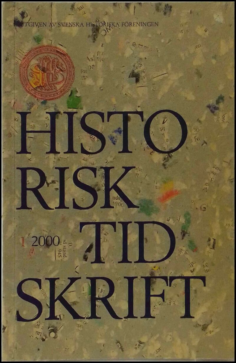 Historisk tidskrift | 2000 / 1