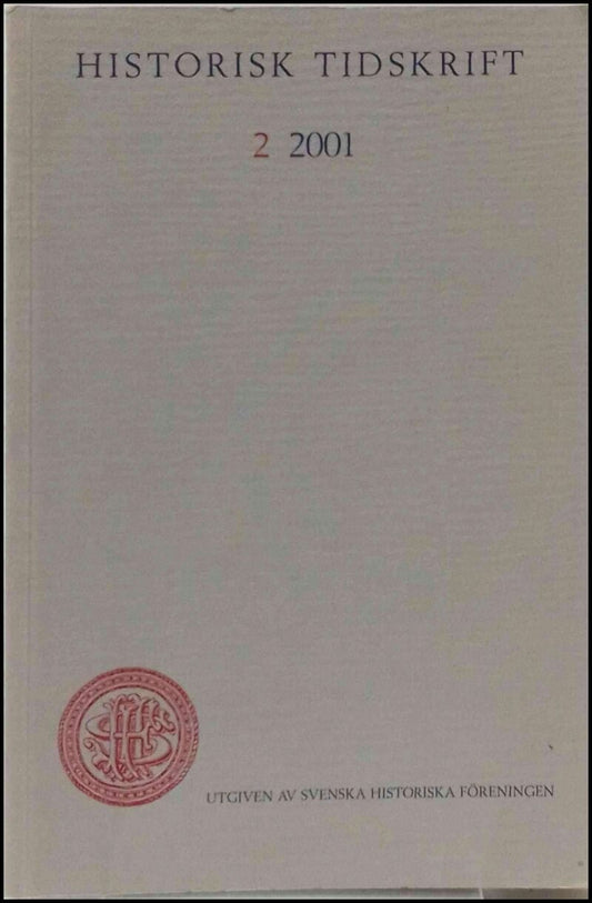 Historisk tidskrift | 2001 / 2