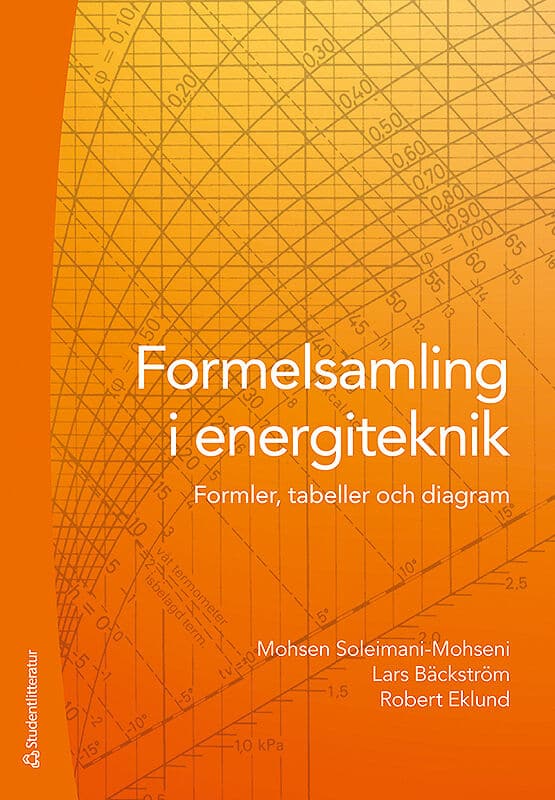 Soleimani Mohseni, Mohsen | Bäckström, Lars | Eklund, Robert | Formelsamling i energiteknik : Formler, tabeller och diagram