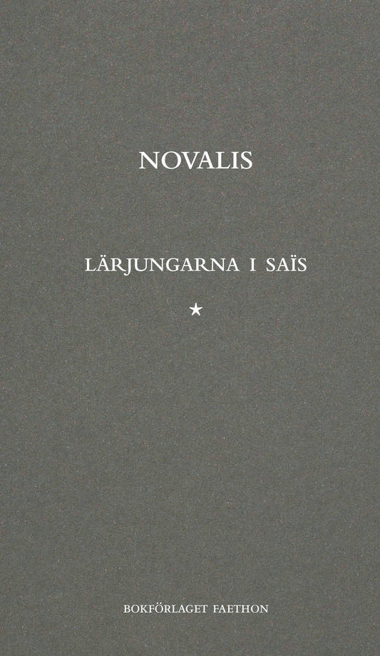 Novalis | Lärjungarna i Saïs