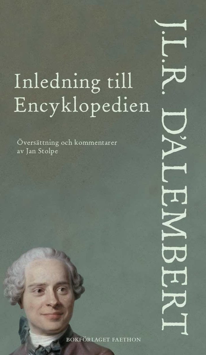 d'Alembert, Jean Le Rond | Inledningen till Encyklopedien