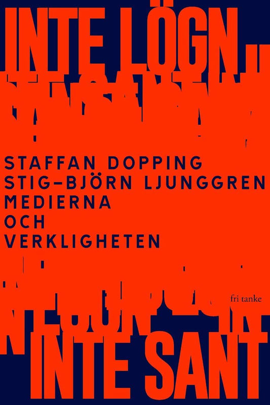 Dopping, Staffan | Ljunggren, Stig-Björn | Inte lögn, inte sant : Medierna och verkligheten